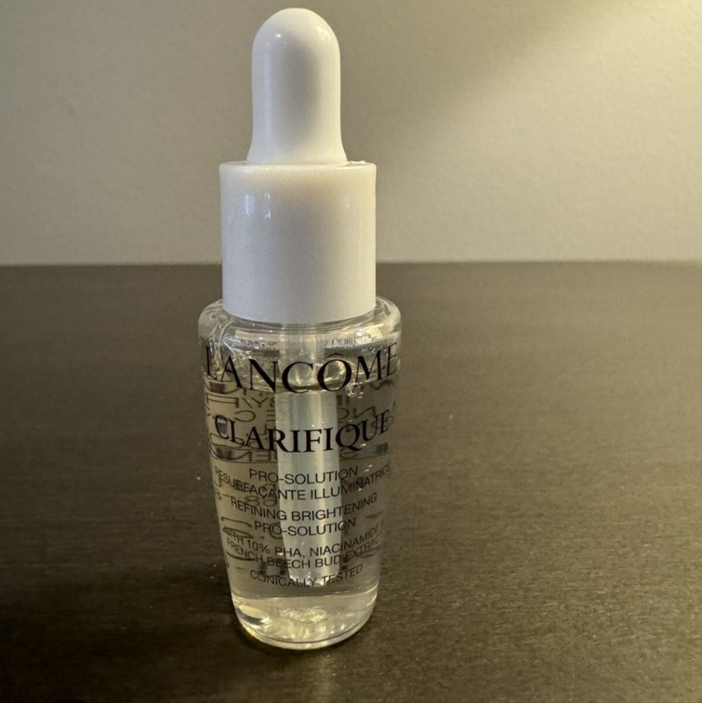 Lancome Clarifique Serum - White Dropper with Clear Glass Bottle